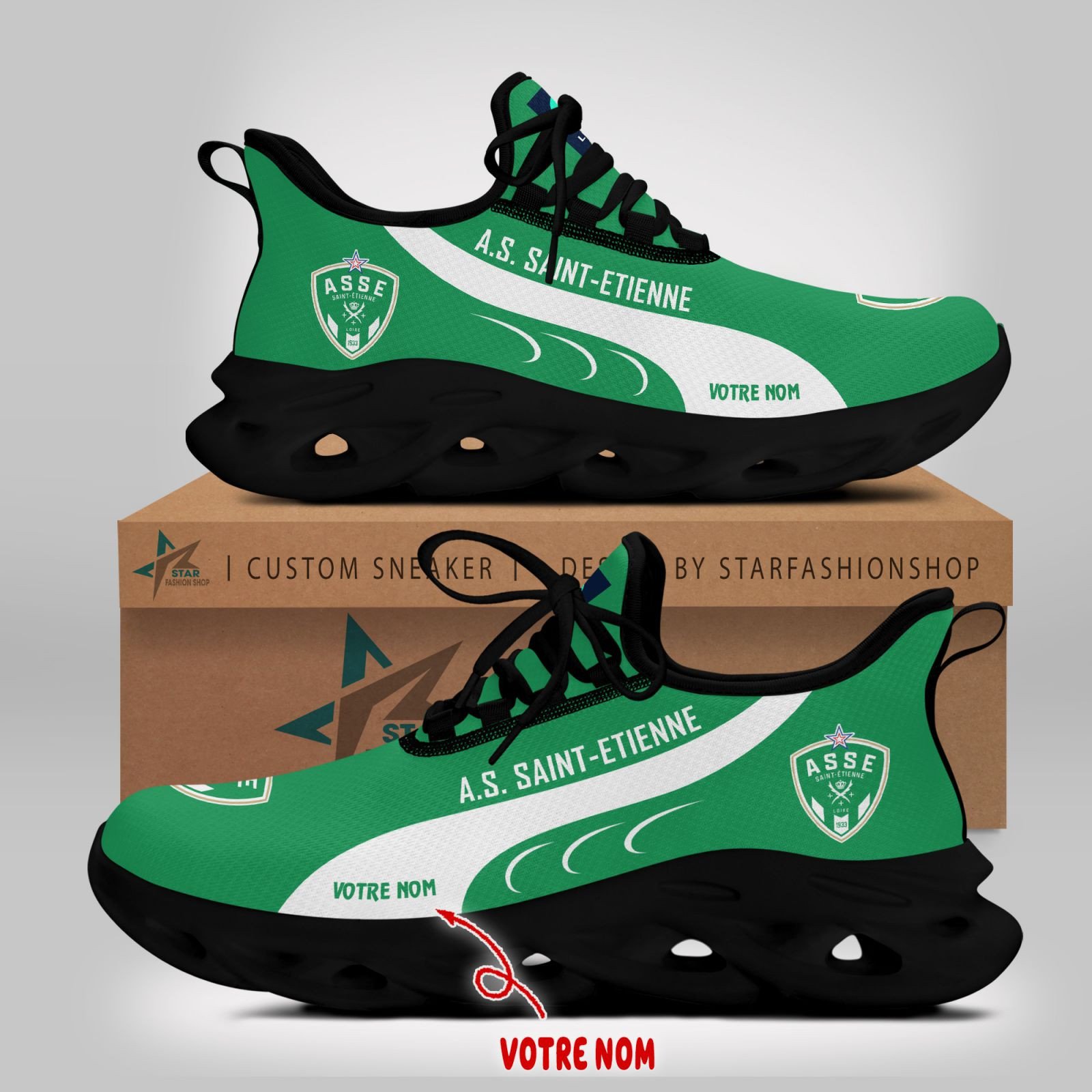 Chaussures Max Soul AS Saint-Étienne WINSG4773 – Image 5