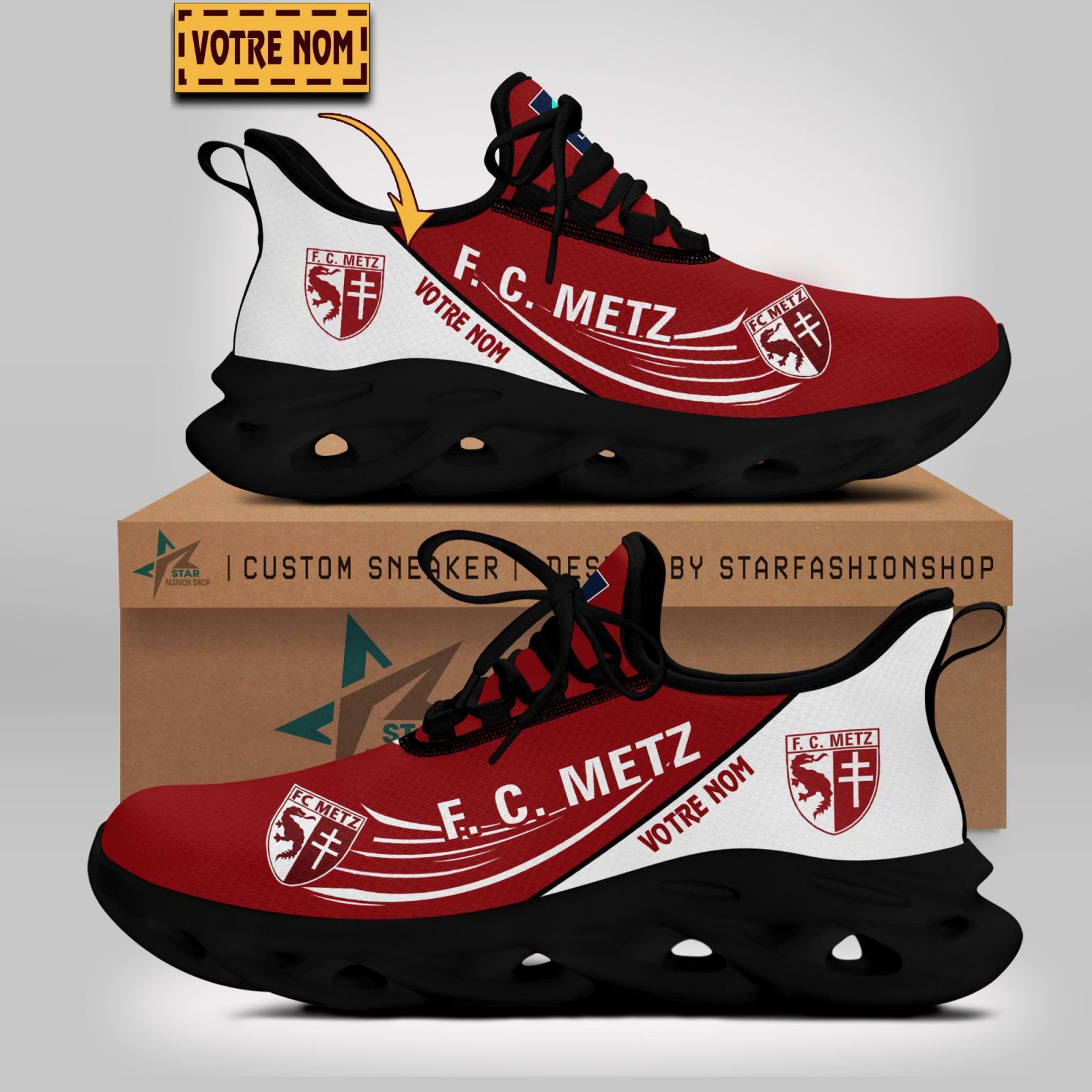 Chaussures Max Soul FC Metz WINSG5045 – Image 5