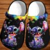Sabots Stitch 3D Crocs,Lilo & Stitch Crocs Rubber Crocs Crocband Clogs, Comfy Footwear men and women size US