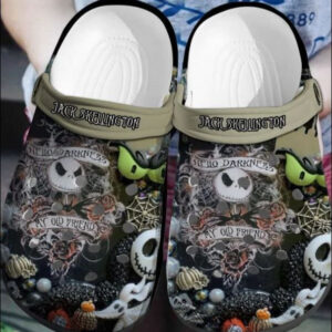 Sabots Jack Skellington Hello Darkness My Old Friend Crocs Crocband Clog Comfortable Water Shoes -  Clog