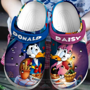 Sabots Donald and Daisy Loves Crocs Crocband Clog Comfortable Shoes -  Clog