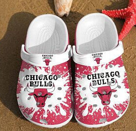Sabots Chicago Bulls Red White Crocs Crocband Clog Comfortable Water Shoes –  Clog