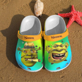 Sabots New Shrek Funny Face Crocs Crocband Clog Comfortable Shoes –  Clog