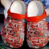 Sabots Georgia Artwork Design Crocs Crocband Clog Comfortable Water Shoes In Red -  Clog