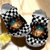 Sabots IT Halloween Checkered Crocs Crocband Clog Comfortable Water Shoes -  Clog