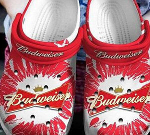 Sabots Budweiser Red Theme Crocs Crocband Clog Comfortable Water Shoes -  Clog