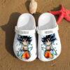 Sabots Personalised Goku Art Custom White Crocs Crocband Clog Comfortable Water Shoes -  Clog