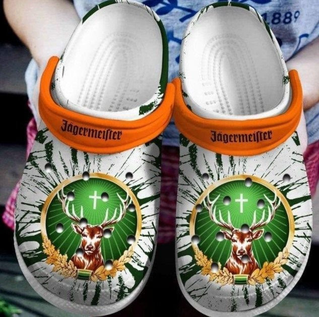 Sabots Deer Jagermeister Design Crocs Crocband Clog Comfortable Water Shoes - Clog