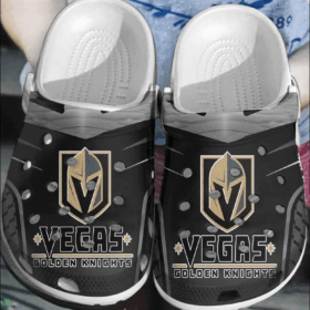 Sabots Vegas Golden Knights Crocs Crocband Clog Comfortable Water Shoes In Black –  Clog