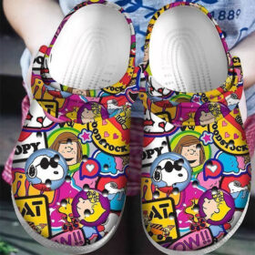 Sabots Snoopy Peanuts Colorful Crocs Crocband Clog Comfortable Water Shoes –  Clog
