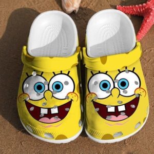Sabots Spongebob Squarepants Yellow Crocs Crocband Clog Comfortable Water Shoes -  Clog