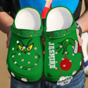 Sabots Grinch Christmas Crocs Crocband Clog Comfortable Water Shoes -  Clog