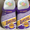 Sabots Lakers NBA Purple Theme Crocs Crocband Clog Comfortable Water Shoes -  Clog
