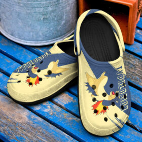 Sabots Typhlosion Fire Type Pokemon Cute Crocs Classic Clogs Shoes In Blue Beige –  Clog