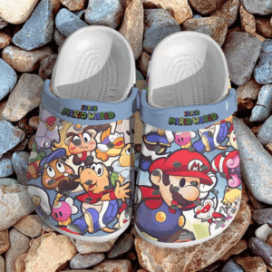 Sabots Super Mario Bros Colorful Crocs Crocband Clog Comfortable Water Shoes -  Clog
