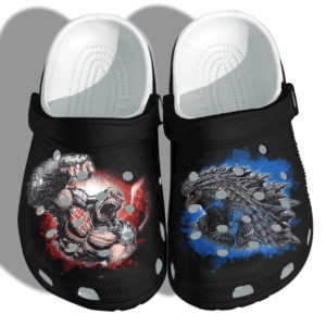 Sabots King Monster Godzilla Kong Crocs Crocband Clog Comfortable Water Shoes -  Clog