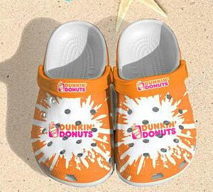 Sabots New Dunkin Donuts Crocs Crocband Clog Comfortable Water Shoes -  Clog