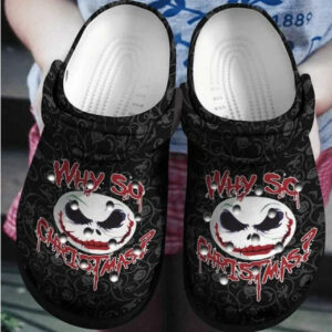 Sabots Why So Chirstmas Jack Skellington Crocs Crocband Clog Comfortable Water Shoes -  Clog