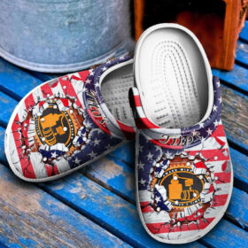 Sabots Tito Broken Brick American Flag Crocs Crocband Clog Comfortable Water Shoes –  Clog