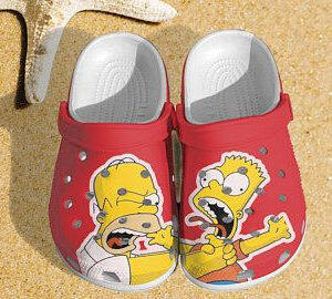 Sabots New The Simpson Crocs Crocband Clog Comfortable Water Shoes -  Clog