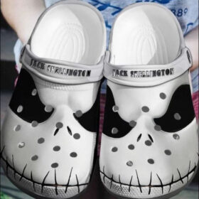 Sabots Jack Skellington Face Crocs Crocband Clog Comfortable Water Shoes In Gray –  Clog