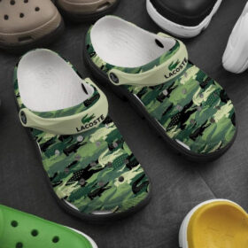 Sabots Lacoste In Army Theme Crocs Crocband Clog Comfortable Water Shoes –  Clog