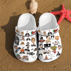 Sabots The Offfice Art Sticker Crocs Crocband Clog Comfortable Water Shoes -  Clog
