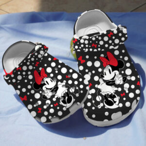 Sabots Disney Minnie Mouse Dark Theme Crocs Crocband Clog Comfortable Water Shoes -  Clog