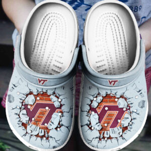 Sabots Virginia Tech Hokies Tide Crocs Crocband Clog Comfortable Water Shoes -  Clog