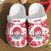 Sabots Wendy’s Crocs Crocband Clog Comfortable Water Shoes In Red And White -  Clog