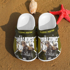 Sabots The Walking Dead Crocs Crocband Clog Comfortable Water Shoes -  Clog