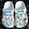 Sabots The Smurfs Crocs Crocband Clog Comfortable Shoes -  Clog