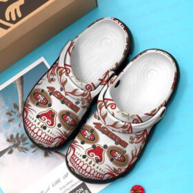 Sabots San Francisco 49Ers Skull Pattern Crocs Classic Clogs Shoes –  Clog