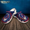 Sabots New York Giants Skull Pattern Crocs Classic Clogs Shoes In Blue & Red -  Clog