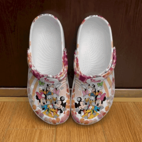 Sabots Mickey Mouse Disney Characters Pattern Crocs Classic Clogs Shoes In Colordul –  Clog