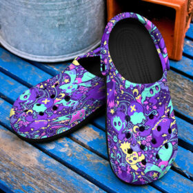 Sabots Pokemon Ghost Anime Pattern Crocs Classic Clogs Shoes In Purple –  Clog