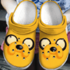 Sabots Adventure Time Jake The Dog Crocs Classic Clogs Shoes In Yellow -  Clog
