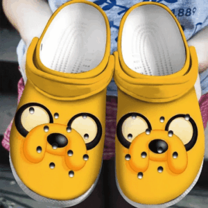 Sabots Adventure Time Jake The Dog Crocs Classic Clogs Shoes In Yellow -  Clog