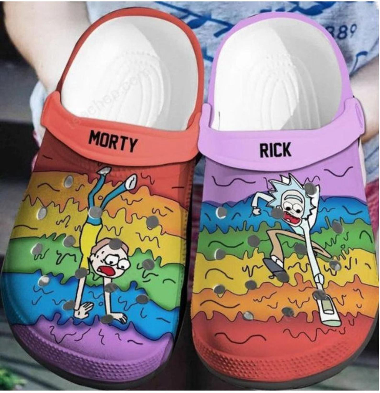 Sabots Rick And Morty Colorful Crocs Classic Clogs Shoes - Clog