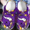 Sabots Minnesota Vikings Helmet Pattern Crocs Classic Clogs Shoes In Purple -  Clog