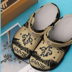 Sabots New Orleans Saints Logo Crocs Classic Clogs Shoes In Beige -  Clog