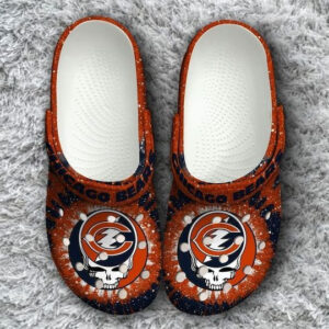 Sabots Chicago Bears Grateful Dead Crocs Classic Clogs Shoes In Orange -  Clog