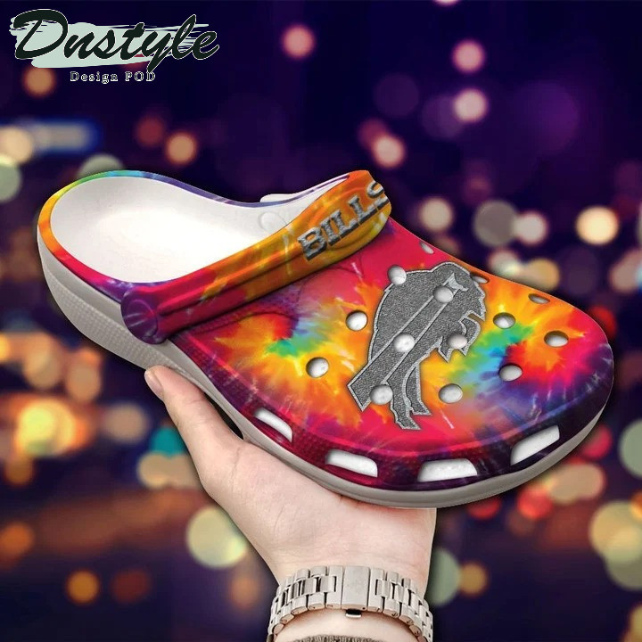 Sabots Buffalo Bills Logo Pattern Crocs Classic Clogs Shoes In Light Colors - Clog