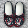 Sabots Houston Texans Logo Pattern Crocs Classic Clogs Shoes In Dark Blue & Red -  Clog