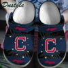 Sabots Cleveland Indians Logo Pattern Crocs Classic Clogs Shoes In Blue & Black -  Clog