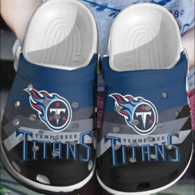 Sabots Tennessee Titans Logo Crocs Classic Clogs Shoes In Black Blue –  Clog