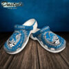 Sabots Detroit Lions Skull Pattern Crocs Classic Clogs Shoes In Blue & Grey -  Clog
