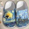 Sabots Harry Potter On Broom Pattern Crocs Classic Clogs Shoes -  Clog