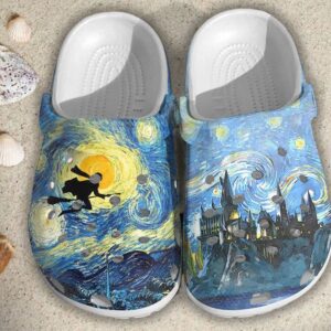Sabots Harry Potter On Broom Pattern Crocs Classic Clogs Shoes -  Clog