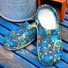 Sabots Anime Pokemon Water Seamless Pattern Crocs Classic Clogs Shoes –  Clog
